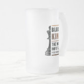 ブラックキング最も重要な作品2 フロストグラスビールジョッキ (正面右)