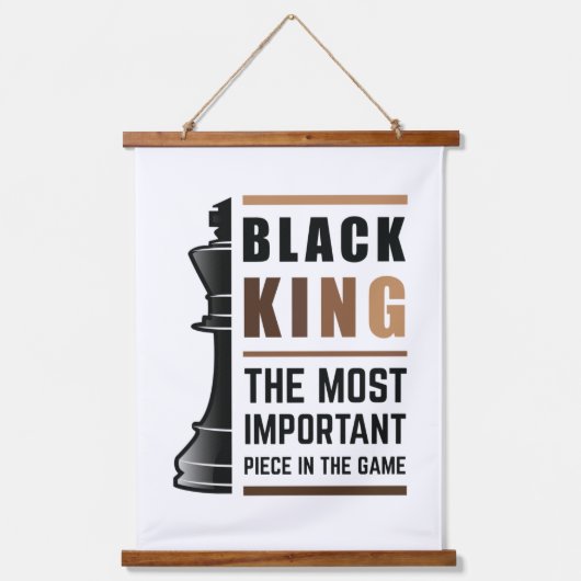 ブラックキング最も重要な作品2 吊り下げ型タペストリー (正面)