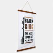 ブラックキング最も重要な作品2 吊り下げ型タペストリー (傾斜あり)