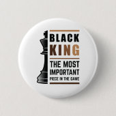 ブラックキング最も重要な作品2 缶バッジ (正面)