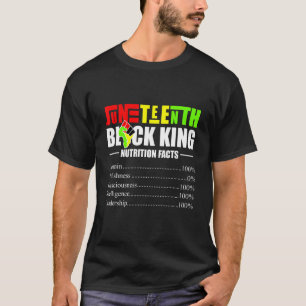 ブラックキング栄養ファクト黒パパ Tシャツ