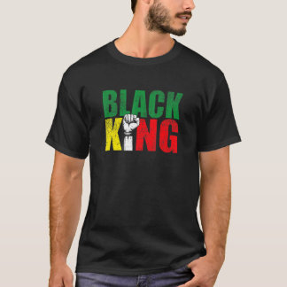 ブラックキング男の子のための男性の歴史ヶ月アフリカのアメリカ Tシャツ