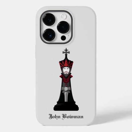 ブラックキング / 個別名入れ ケース・メイト iPhoneケース Case-Mate iPhoneケース (裏面)