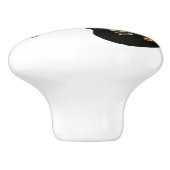 ブラックギタードロワープルノブ セラミックノブ (側面)