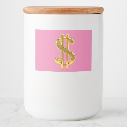 ブラックギター付きピンクラベル フードラベル (正面)