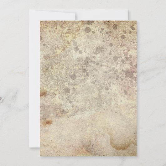 ブラックギター10代の若者誕生日パーティー 招待状 (裏面)