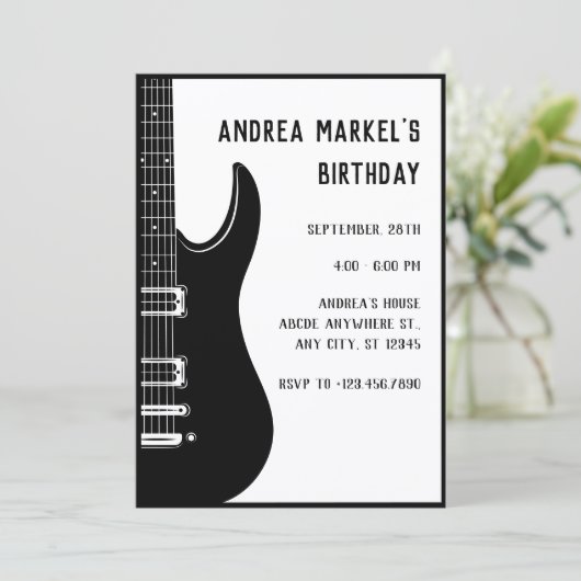 ブラックギター 招待状 (スタンド正面)