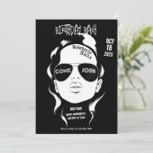 ブラックギャングスタガールロックバースデーバッシュ 招待状 (スタンド正面)