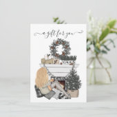 ブラックギンガムプレイド企業のクリスマスツリー (スタンド正面)