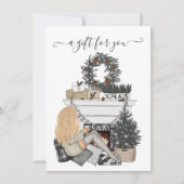 ブラックギンガムプレイド企業のクリスマスツリー (正面)