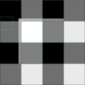 ブラックギンガム ファブリック (タイル)