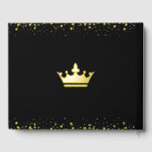 ブラッククインセアニラクラウンはっきりしたスクリプ実在トゴールドフォイル ゲストブック (裏面)