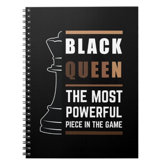 ブラッククイーンは試合で最も強力な作品 ノートブック (正面)