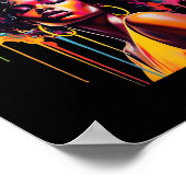 ブラッククイーンアフロメラニン滴下ジュネーブ12番目のアフリック ポスター (角)