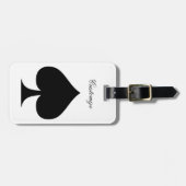 ブラッククイーンオブスペードズブラックサンダー_コーブ ラゲッジタグ (正面横)