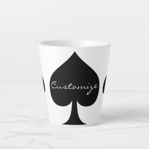 ブラッククイーンオブスペードブラックサンダーコーブ カフェラテマグ