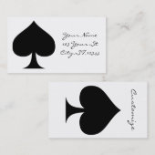 ブラッククイーンオブスペードブラックサンダーコーブ 名刺 (正面/裏面)