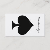ブラッククイーンオブスペードブラックサンダーコーブ 名刺 (裏面)