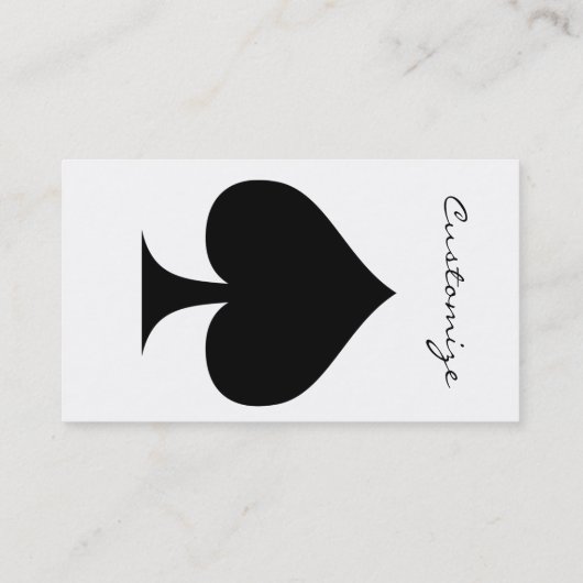 ブラッククイーンオブスペードブラックサンダーコーブ 名刺 (裏面)