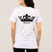 ブラッククイーンクラウン トライブレンドTシャツ (裏面)