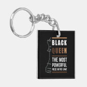 ブラッククイーンゲームで最も強力な作品1 キーホルダー (正面左)