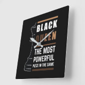 ブラッククイーンゲームで最も強力な作品1 スクエア壁時計 (傾斜)