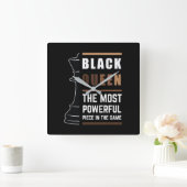 ブラッククイーンゲームで最も強力な作品1 スクエア壁時計 (ホーム)