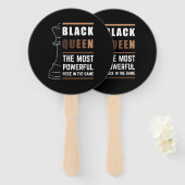 ブラッククイーンゲームで最も強力な作品1 ハンドファン (正面&裏面)