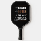 ブラッククイーンゲームで最も強力な作品1 ピックルボールラケット (裏面)