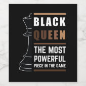 ブラッククイーンゲームで最も強力な作品1 ワインラベル (シングルラベル)