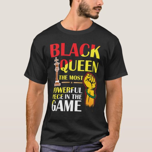 ブラッククイーンゲームギで最も強力な作品 Tシャツ (正面)