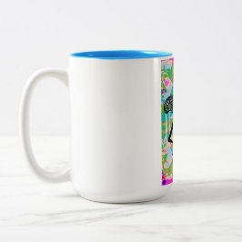 ブラッククイーンコーヒーマグ ツートーンマグカップ