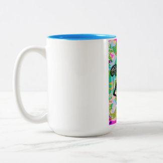 ブラッククイーンコーヒーマグ ツートーンマグカップ