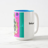 ブラッククイーンコーヒーマグ ツートーンマグカップ (正面右)