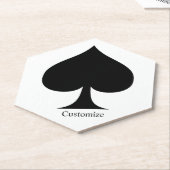 ブラッククイーンスペードサンダー_コーブ ペーパーコースター (アングル)
