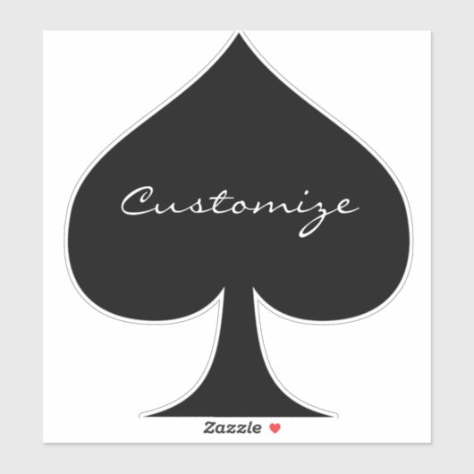 ブラッククイーンスペードブラックサンダー_コーブ シール (シート)