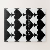 ブラッククイーンスペードブラックサンダー_コーブ ジグソーパズル (横)