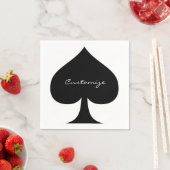 ブラッククイーンスペードブラックサンダー_コーブ スタンダードカクテルナプキン (インサイチュ)