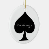 ブラッククイーンスペードブラックサンダー_コーブ セラミックオーナメント (右)