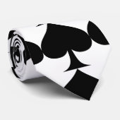 ブラッククイーンスペードブラックサンダー_コーブ ネクタイ (ロール)