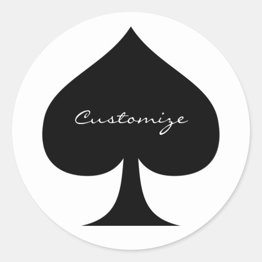 ブラッククイーンスペードブラックサンダー_コーブ ラウンドシール (正面)