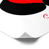 ブラッククイーンスペード赤いハートThunder_Cove ポスター (角)