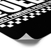 ブラッククイーンズ最強チェスアフリカンアメリカW ポスター (角)