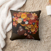 ブラッククイーンメラニンウィメンシスタラブ クッション (ブランケット)