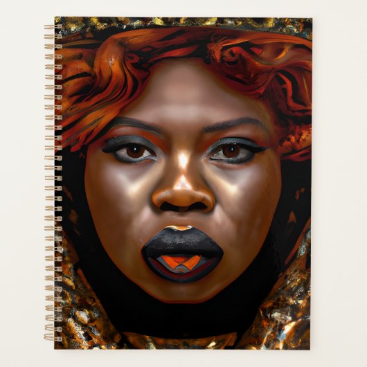 ブラッククイーンメラニンウィメンシスタラブ プランナー手帳 (正面)