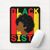 ブラッククイーンメラニンウィメンシスタラブ マウスパッド (マウス)