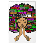 ブラッククイーンメラニンウィメンブラウンスキンシエスタ魔法 カレンダー (カバー)