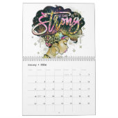 ブラッククイーンメラニンウィメンブラウンスキンシエスタ魔法 カレンダー (1月 2026)