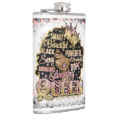 ブラッククイーンメラニンウィメンブラウンスキンシエスタ魔法 フラスク (右)