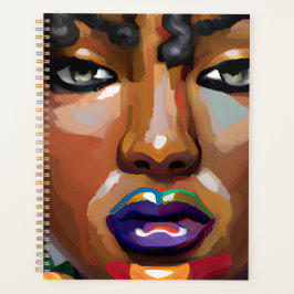 ブラッククイーンメラニンシエスタブラックガール魔法女性 プランナー手帳